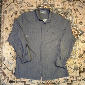 GameGuard outdoors fishing boating men’s breathable long sleeve shirt size large